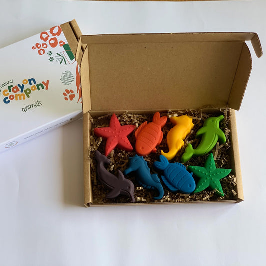 Ocean Animals - Set of 8 Crayons