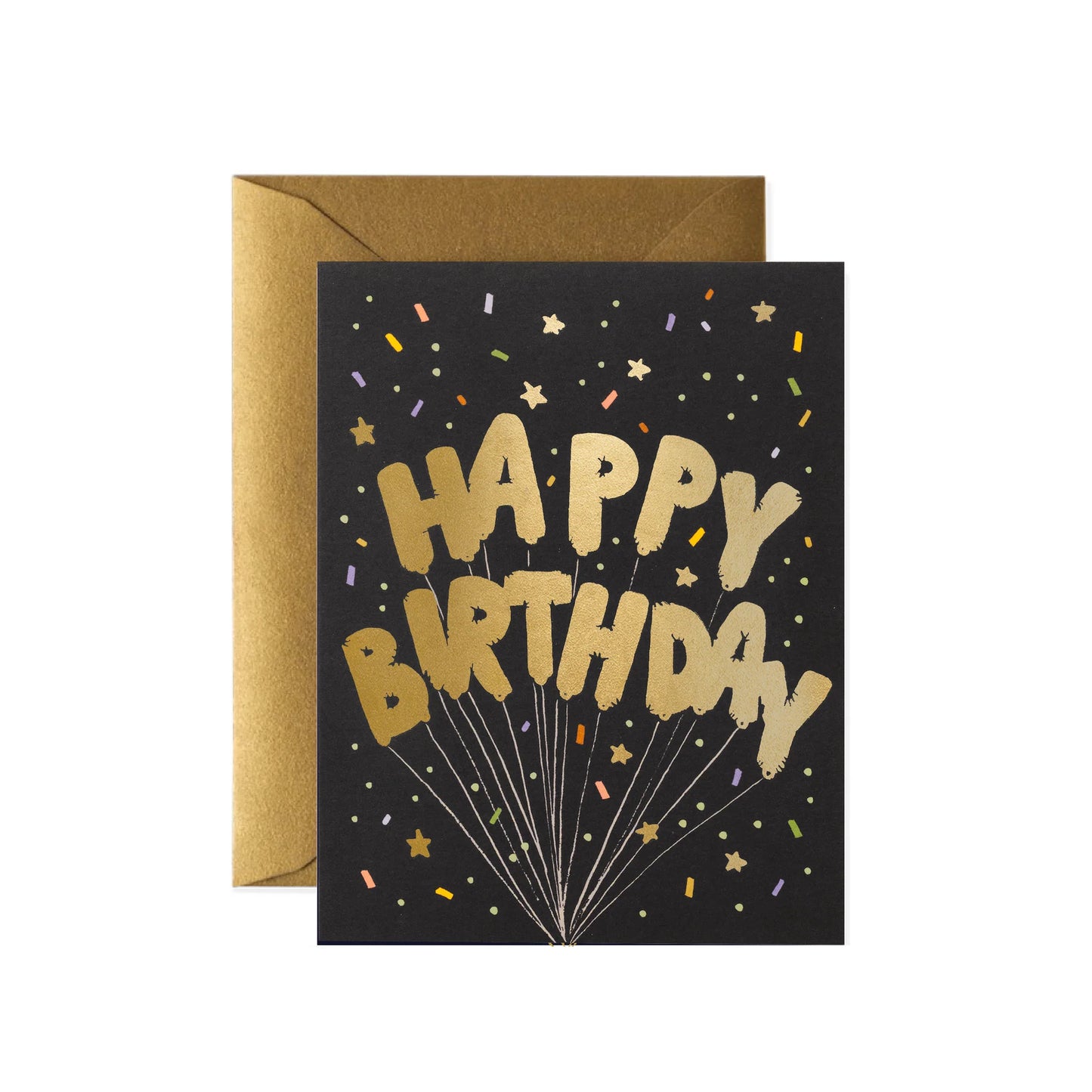 Mylar Birthday Balloons Greeting Card