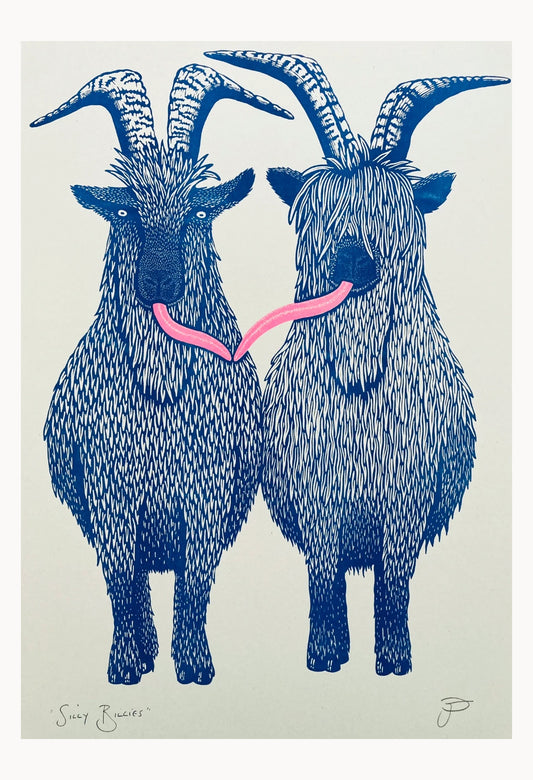 Silly Billies Riso Print