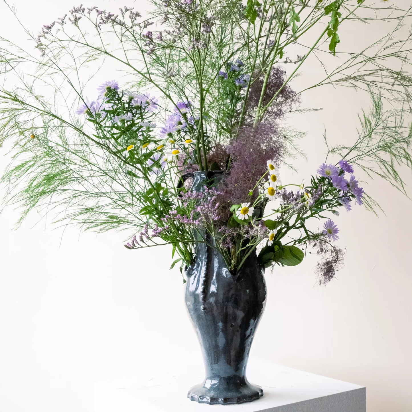 Black Spined Vase #22-001 SOLD