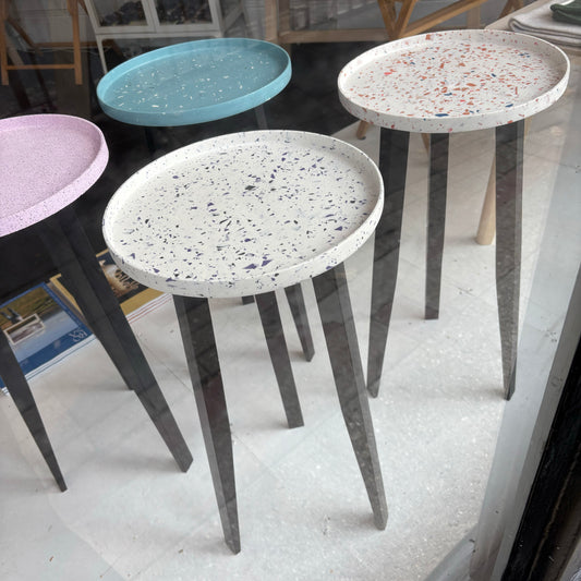 Jesmonite Lipped Side Table