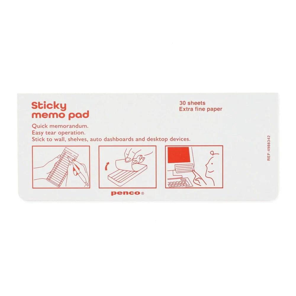 Sticky Memo Pad Weekly Planner