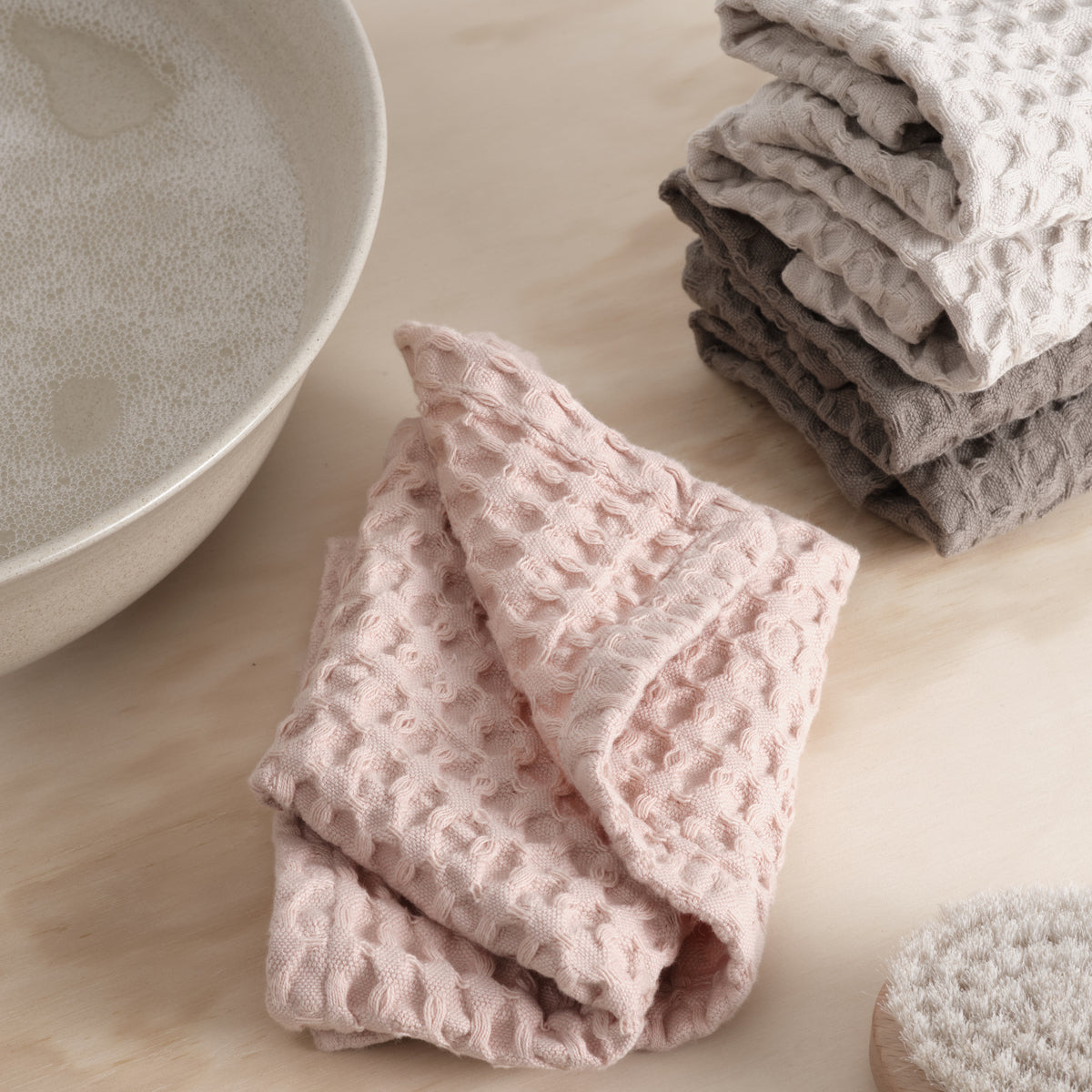 Organic Cotton Big Waffle Wash Cloth