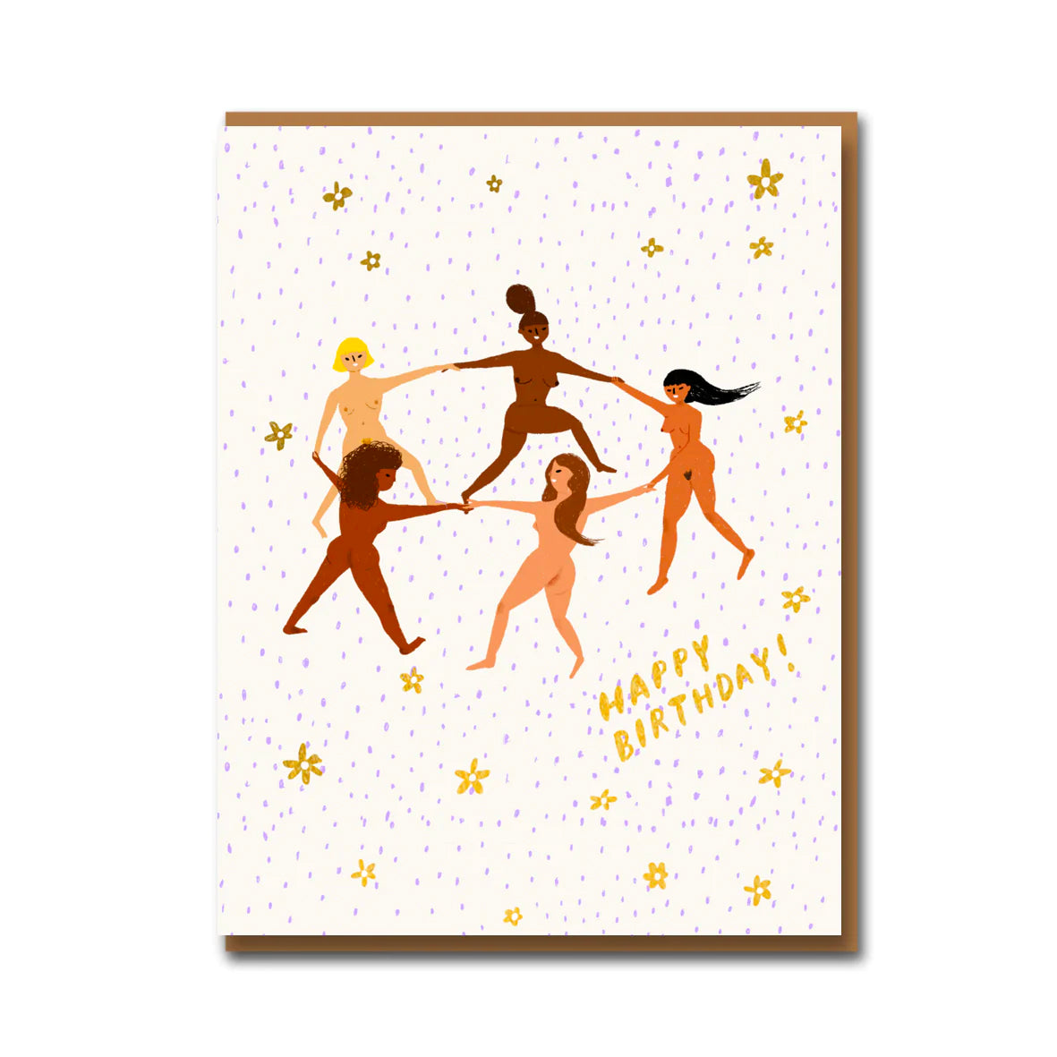 Carolyn Suzuki Ring-a-Round With Daisies Birthday Card