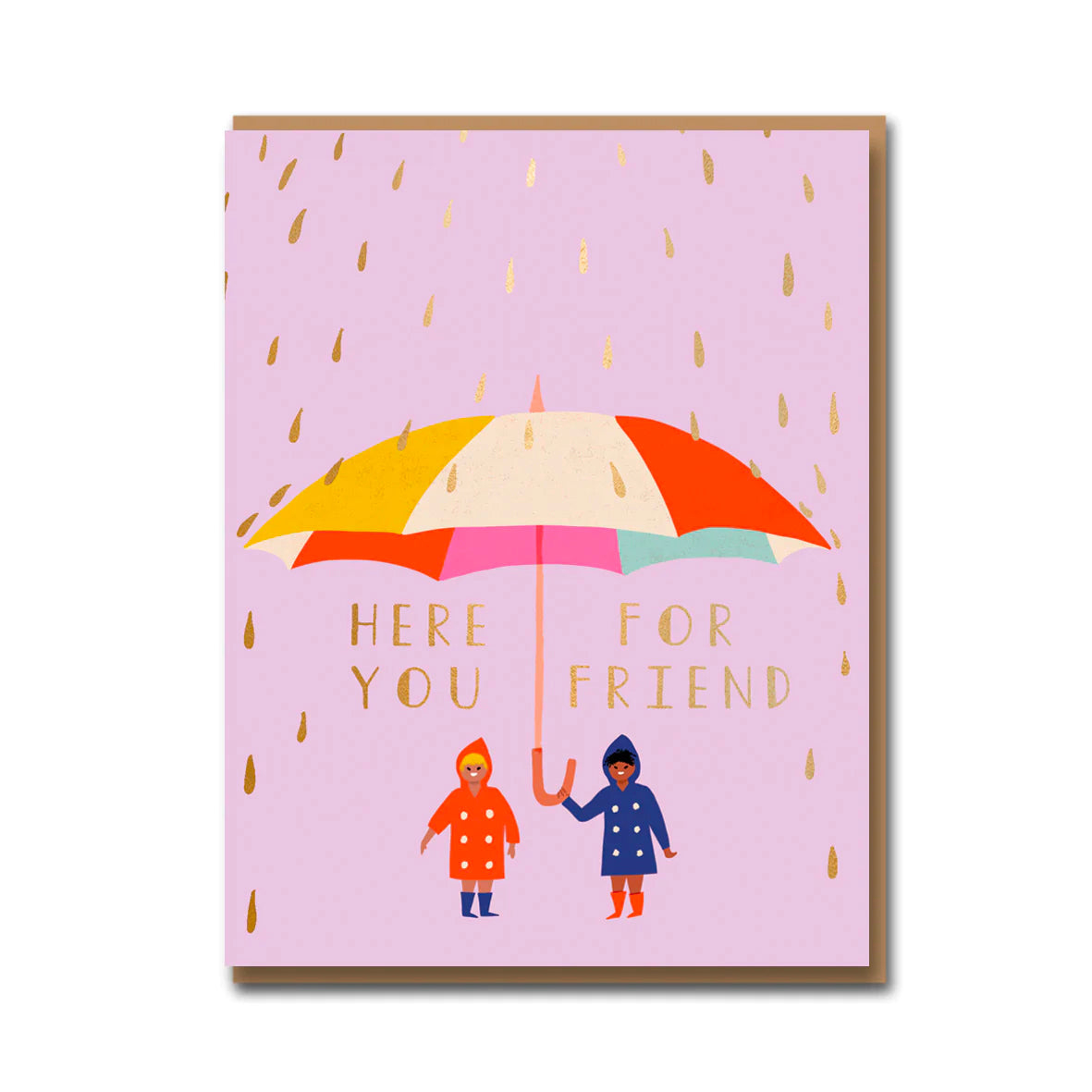 Carolyn Suzuki Raindrops Here For You Card