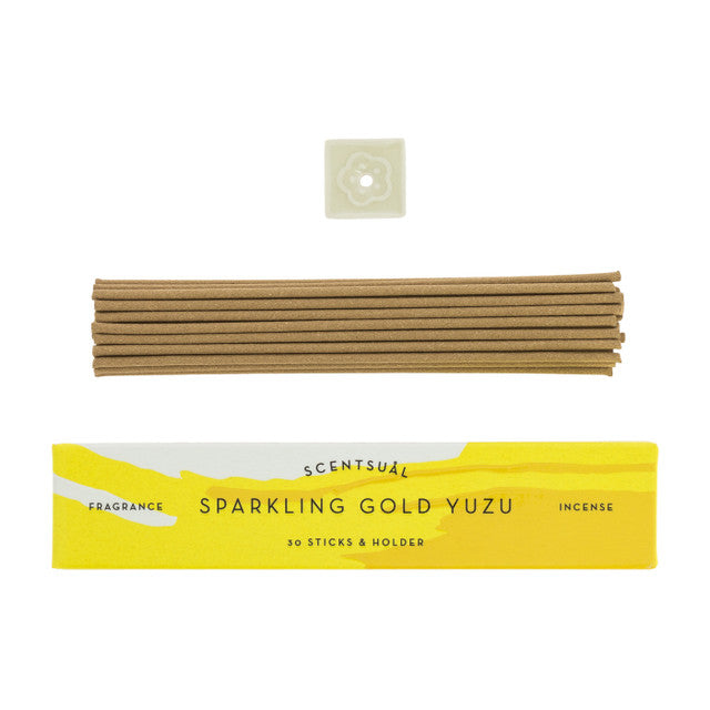 Sparkling Gold Yuzu Scentsual Incense