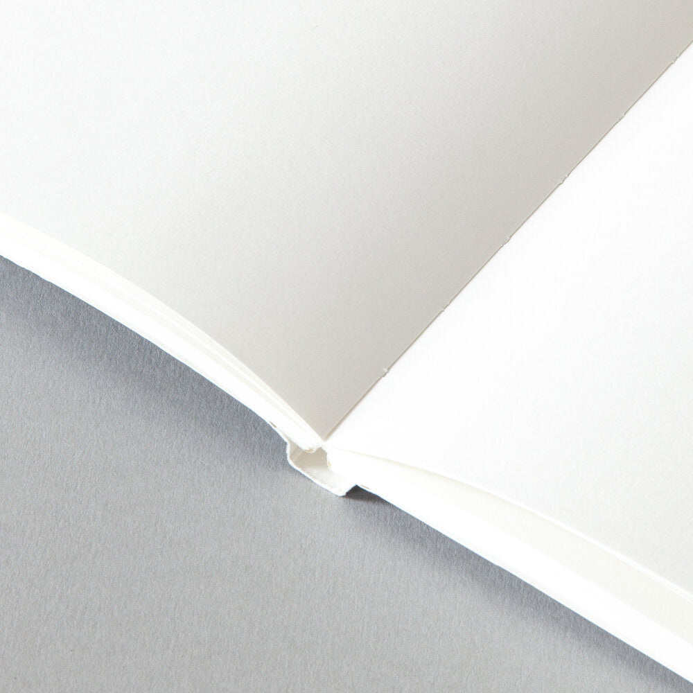 A6 Layflat Notebook plain pages - Sol print in Navy