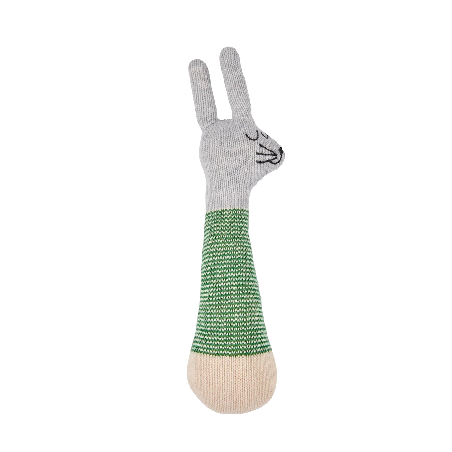 Green Rabbit Baby Rattle Toy