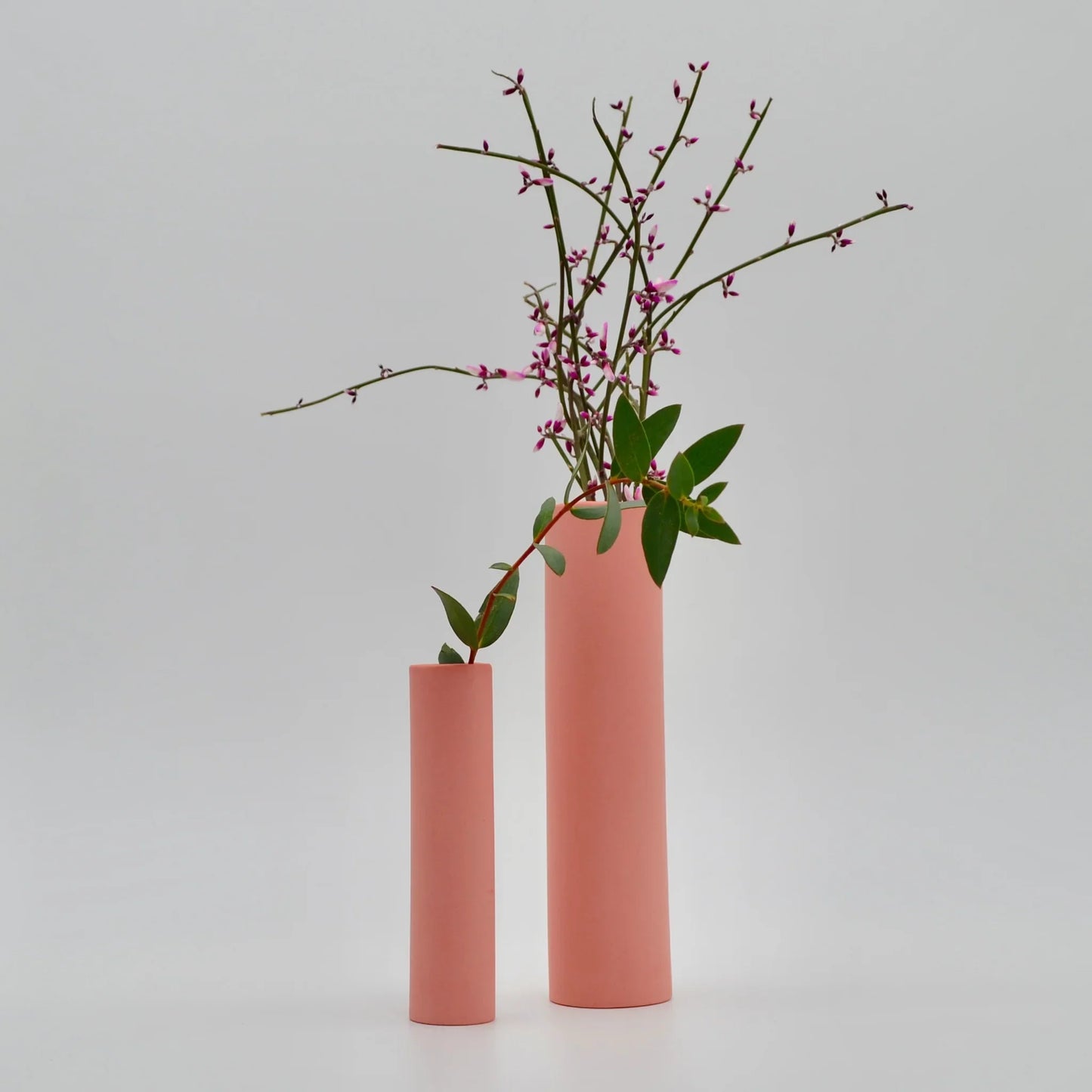 Medium Stem Vase in Pink