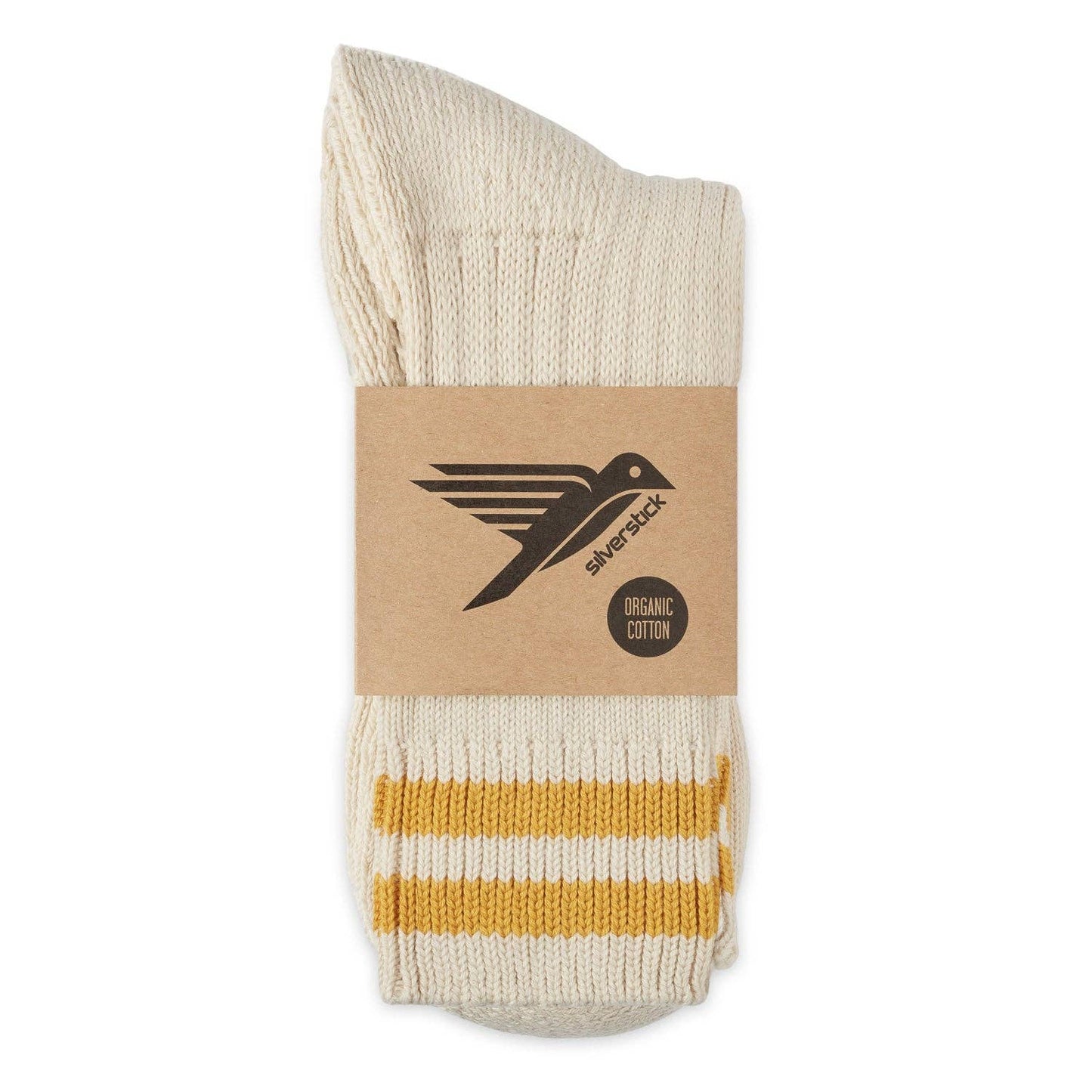Air Organic Cotton Sport Sock: Cream