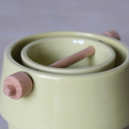 Ceramic Oil Burner in Citron